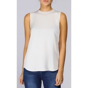 Theory | Swintin Silk Blouse, White, L